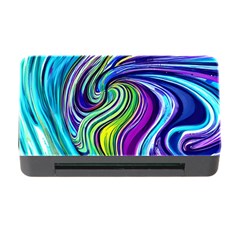 Waves Of Color Memory Card Reader With Cf by GardenOfOphir