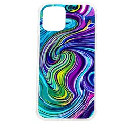 Waves Of Color Iphone 12 Pro Max Tpu Uv Print Case by GardenOfOphir