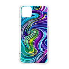 Waves Of Color Iphone 11 Pro Max 6 5 Inch Tpu Uv Print Case by GardenOfOphir