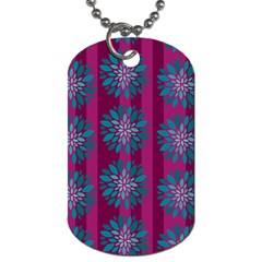 Art Floral Pattern Flower Seamless Decorative Dog Tag (two Sides) by Wegoenart