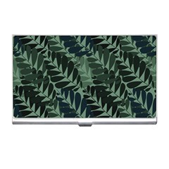 Background Pattern Leaves Texture Design Wallpaper Business Card Holder by Wegoenart