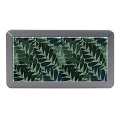 Background Pattern Leaves Texture Design Wallpaper Memory Card Reader (mini) by Wegoenart