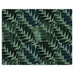 Background Pattern Leaves Texture Design Wallpaper Premium Plush Fleece Blanket (Medium) 60 x50  Blanket Front