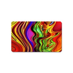 Swirls And Curls Magnet (name Card) by GardenOfOphir