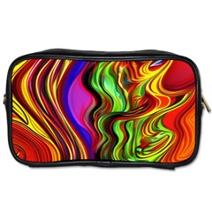 Swirls And Curls Toiletries Bag (one Side) by GardenOfOphir