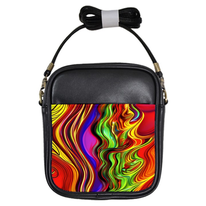 Swirls And Curls Girls Sling Bag