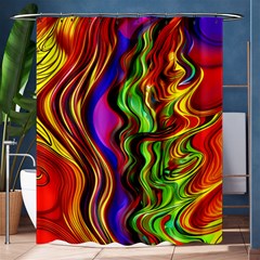 Swirls And Curls Shower Curtain 60  X 72  (medium)  by GardenOfOphir