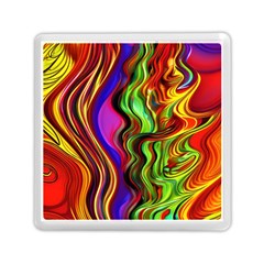 Swirls And Curls Memory Card Reader (square) by GardenOfOphir