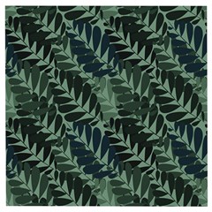 Background Pattern Leaves Texture Design Wallpaper Wooden Puzzle Square by Wegoenart