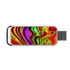 Swirls And Curls Portable Usb Flash (one Side) by GardenOfOphir