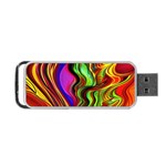 Swirls And Curls Portable USB Flash (Two Sides) Front