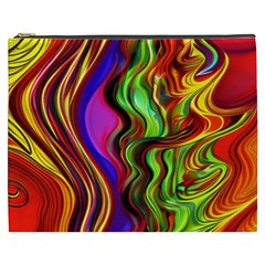 Swirls And Curls Cosmetic Bag (xxxl) by GardenOfOphir