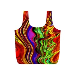 Swirls And Curls Full Print Recycle Bag (s) by GardenOfOphir