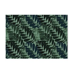 Background Pattern Leaves Texture Design Wallpaper Crystal Sticker (a4) by Wegoenart