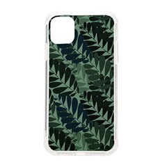 Background Pattern Leaves Texture Design Wallpaper Iphone 11 Tpu Uv Print Case by Wegoenart