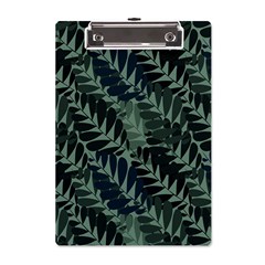 Background Pattern Leaves Texture Design Wallpaper A5 Acrylic Clipboard by Wegoenart