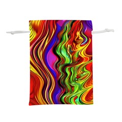 Swirls And Curls Lightweight Drawstring Pouch (m) by GardenOfOphir