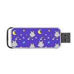 Texture Pattern Seamless Rainbow Background Dream Portable USB Flash (Two Sides) Front