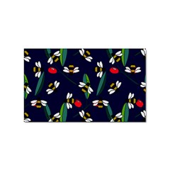 Art Floral Design Pattern Floral Pattern Sticker (rectangular) by Wegoenart