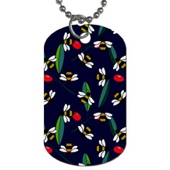 Art Floral Design Pattern Floral Pattern Dog Tag (two Sides) by Wegoenart