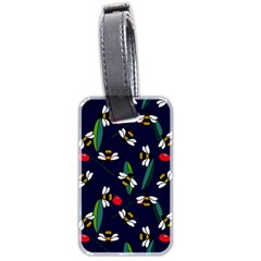 Art Floral Design Pattern Floral Pattern Luggage Tag (two Sides) by Wegoenart