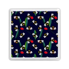 Art Floral Design Pattern Floral Pattern Memory Card Reader (square) by Wegoenart