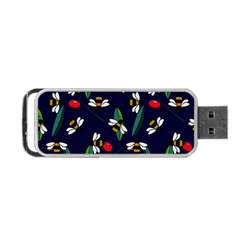 Art Floral Design Pattern Floral Pattern Portable Usb Flash (one Side) by Wegoenart