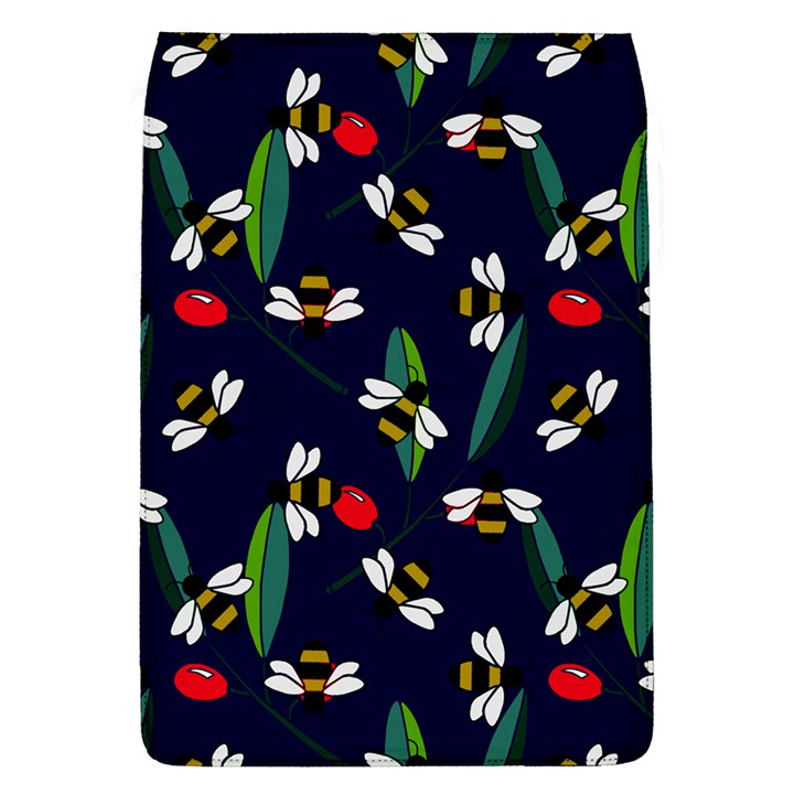 Art Floral Design Pattern Floral Pattern Removable Flap Cover (L)