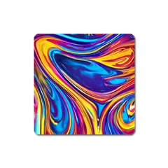 Dancing In The Liquid Light Square Magnet by GardenOfOphir