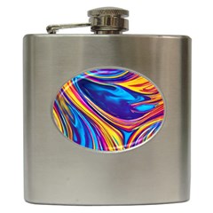 Dancing In The Liquid Light Hip Flask (6 Oz) by GardenOfOphir