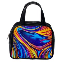 Dancing In The Liquid Light Classic Handbag (one Side) by GardenOfOphir