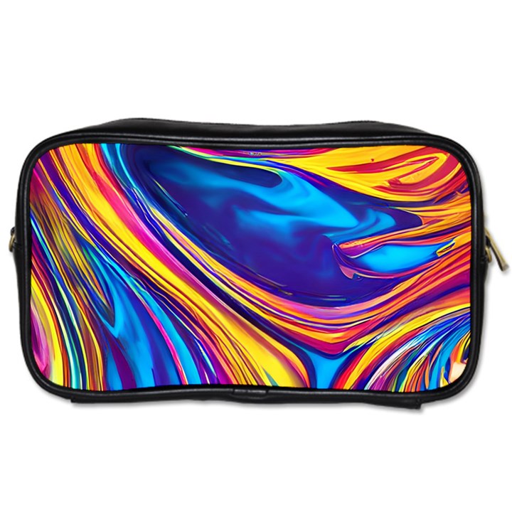 Dancing In The Liquid Light Toiletries Bag (Two Sides)