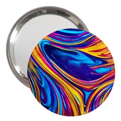 Dancing In The Liquid Light 3  Handbag Mirrors by GardenOfOphir