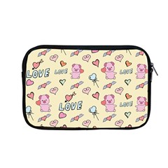 Pig Animal Love Romance Seamless Texture Pattern Apple Macbook Pro 13  Zipper Case