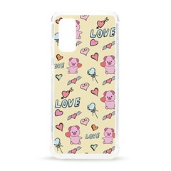 Pig Animal Love Romance Seamless Texture Pattern Samsung Galaxy S20 6 2 Inch Tpu Uv Case by Wegoenart