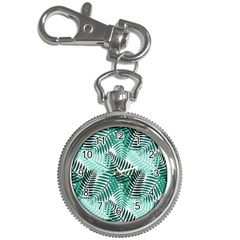 Background Pattern Texture Leaves Design Wallpaper Key Chain Watches