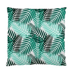 Background Pattern Texture Leaves Design Wallpaper Standard Cushion Case (one Side) by Wegoenart