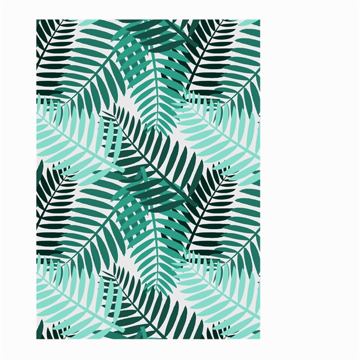 Background Pattern Texture Leaves Design Wallpaper Large Garden Flag (Two Sides)