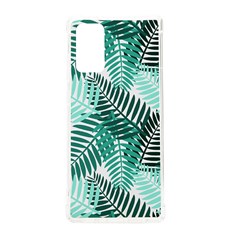 Background Pattern Texture Leaves Design Wallpaper Samsung Galaxy Note 20 Tpu Uv Case