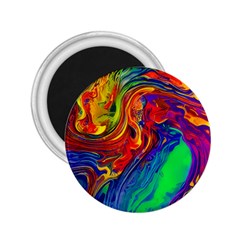 Waves Of Colorful Abstract Liquid Art 2 25  Magnets by GardenOfOphir