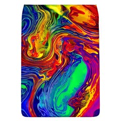 Waves Of Colorful Abstract Liquid Art Removable Flap Cover (l) by GardenOfOphir