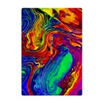 Waves Of Colorful Abstract Liquid Art A5 Acrylic Clipboard Back