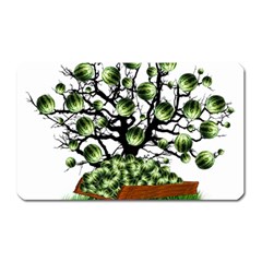 Watermelon Tree Abstraction On Watermelon Abundance Magnet (rectangular) by Wegoenart