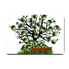 Watermelon Tree Abstraction On Watermelon Abundance Small Doormat by Wegoenart