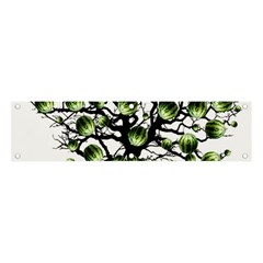 Watermelon Tree Abstraction On Watermelon Abundance Banner And Sign 4  X 1  by Wegoenart