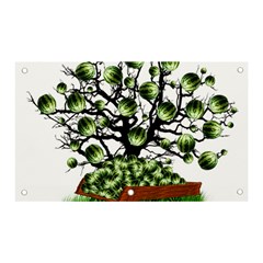 Watermelon Tree Abstraction On Watermelon Abundance Banner And Sign 5  X 3  by Wegoenart