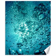 Nature Wallpaper Bubbles Water Bubbly Canvas 8  X 10  by Wegoenart