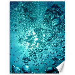 Nature Wallpaper Bubbles Water Bubbly Canvas 12  X 16  by Wegoenart