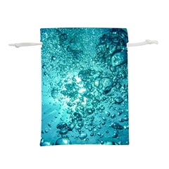 Nature Wallpaper Bubbles Water Bubbly Lightweight Drawstring Pouch (s) by Wegoenart