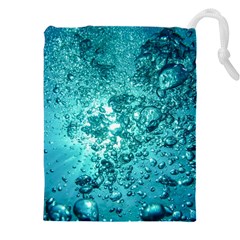 Nature Wallpaper Bubbles Water Bubbly Drawstring Pouch (4xl) by Wegoenart